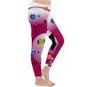 Billiard Ball Ball Game Pink Classic Winter Leggings View3