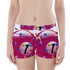 Billiard Ball Ball Game Pink Boyleg Bikini Wrap Bottoms by HermanTelo