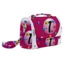 Billiard Ball Ball Game Pink Satchel Shoulder Bag View2