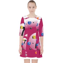 Billiard Ball Ball Game Pink Pocket Dress by HermanTelo