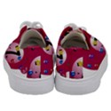 Billiard Ball Ball Game Pink Kids  Low Top Canvas Sneakers View4