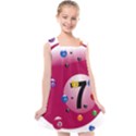 Billiard Ball Ball Game Pink Kids  Cross Back Dress View1