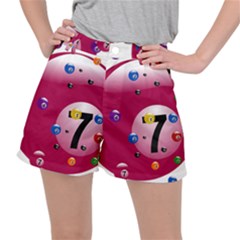 Billiard Ball Ball Game Pink Ripstop Shorts by HermanTelo