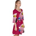 Billiard Ball Ball Game Pink Velour Kimono Dress View3