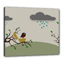 Birds Tree Animal Black Tree Canvas 24  x 20  (Stretched) View1