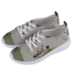 Birds Tree Animal Black Tree Women s Lightweight Sports Shoes