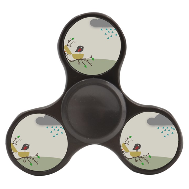 Birds Tree Animal Black Tree Finger Spinner