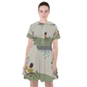 Birds Tree Animal Black Tree Sailor Dress View1