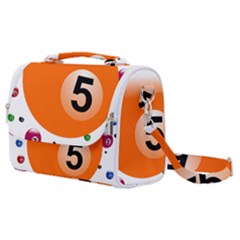 Billiard Ball Ball Game Pink Orange Satchel Shoulder Bag