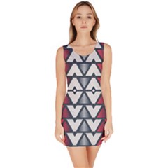 Background Colorful Geometric Unique Bodycon Dress