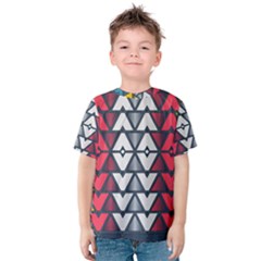 Background Colorful Geometric Unique Kids  Cotton Tee