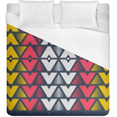 Background Colorful Geometric Unique Duvet Cover (king Size)