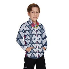 Background Colorful Geometric Unique Kids  Windbreaker