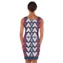 Background Colorful Geometric Unique Wrap Front Bodycon Dress View2