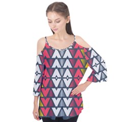 Background Colorful Geometric Unique Flutter Tees