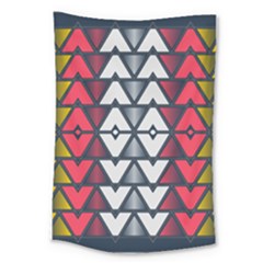 Background Colorful Geometric Unique Large Tapestry