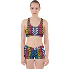 Background Colorful Geometric Unique Work It Out Gym Set