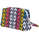 Background Colorful Geometric Unique Wristlet Pouch Bag (Large) View2