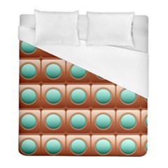 Abstract Circle Square Duvet Cover (full/ Double Size)