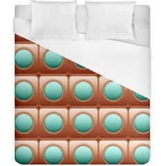 Abstract Circle Square Duvet Cover (california King Size) by HermanTelo