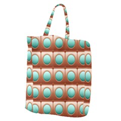 Abstract Circle Square Giant Grocery Tote by HermanTelo