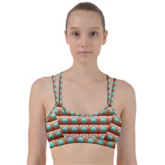 Abstract Circle Square Line Them Up Sports Bra