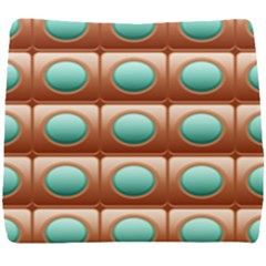 Abstract Circle Square Seat Cushion