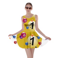 Billiard Ball Ball Game Skater Dress by HermanTelo