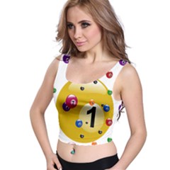 Billiard Ball Ball Game Crop Top