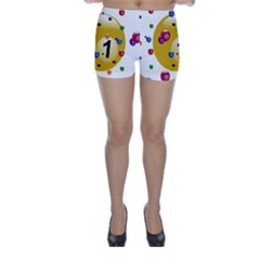 Billiard Ball Ball Game Skinny Shorts