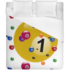 Billiard Ball Ball Game Duvet Cover (california King Size)