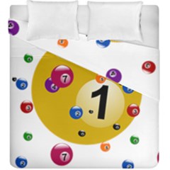 Billiard Ball Ball Game Duvet Cover Double Side (king Size)