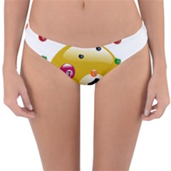 Billiard Ball Ball Game Reversible Hipster Bikini Bottoms by HermanTelo