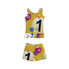 Billiard Ball Ball Game Kids  Boyleg Swimsuit