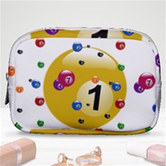 Billiard Ball Ball Game Make Up Pouch (small)