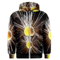 Abstract Exploding Design Men s Zipper Hoodie