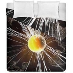 Abstract Exploding Design Duvet Cover Double Side (california King Size)