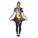 Abstract Exploding Design Short Sleeve Tunic  View2