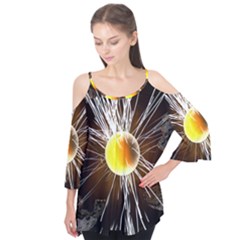 Abstract Exploding Design Flutter Tees