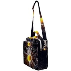 Abstract Exploding Design Crossbody Day Bag