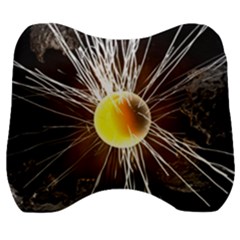 Abstract Exploding Design Velour Head Support Cushion