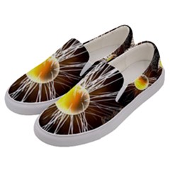 Abstract Exploding Design Men s Canvas Slip Ons