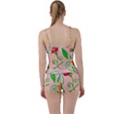 Background Colorful Floral Flowers Boyleg Tankini Set  View2