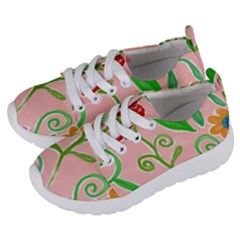 Background Colorful Floral Flowers Kids  Lightweight Sports Shoes by HermanTelo