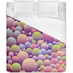 Abstract Background Circle Bubbles Duvet Cover (california King Size)