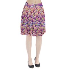 Abstract Background Circle Bubbles Pleated Skirt