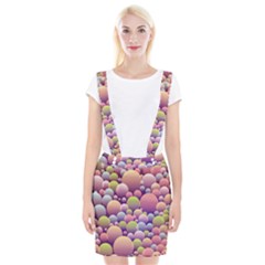 Abstract Background Circle Bubbles Braces Suspender Skirt