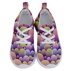 Abstract Background Circle Bubbles Running Shoes