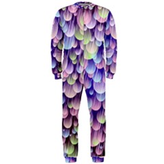 Abstract Background Circle Bubbles Space Onepiece Jumpsuit (men) 