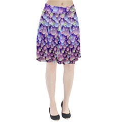 Abstract Background Circle Bubbles Space Pleated Skirt